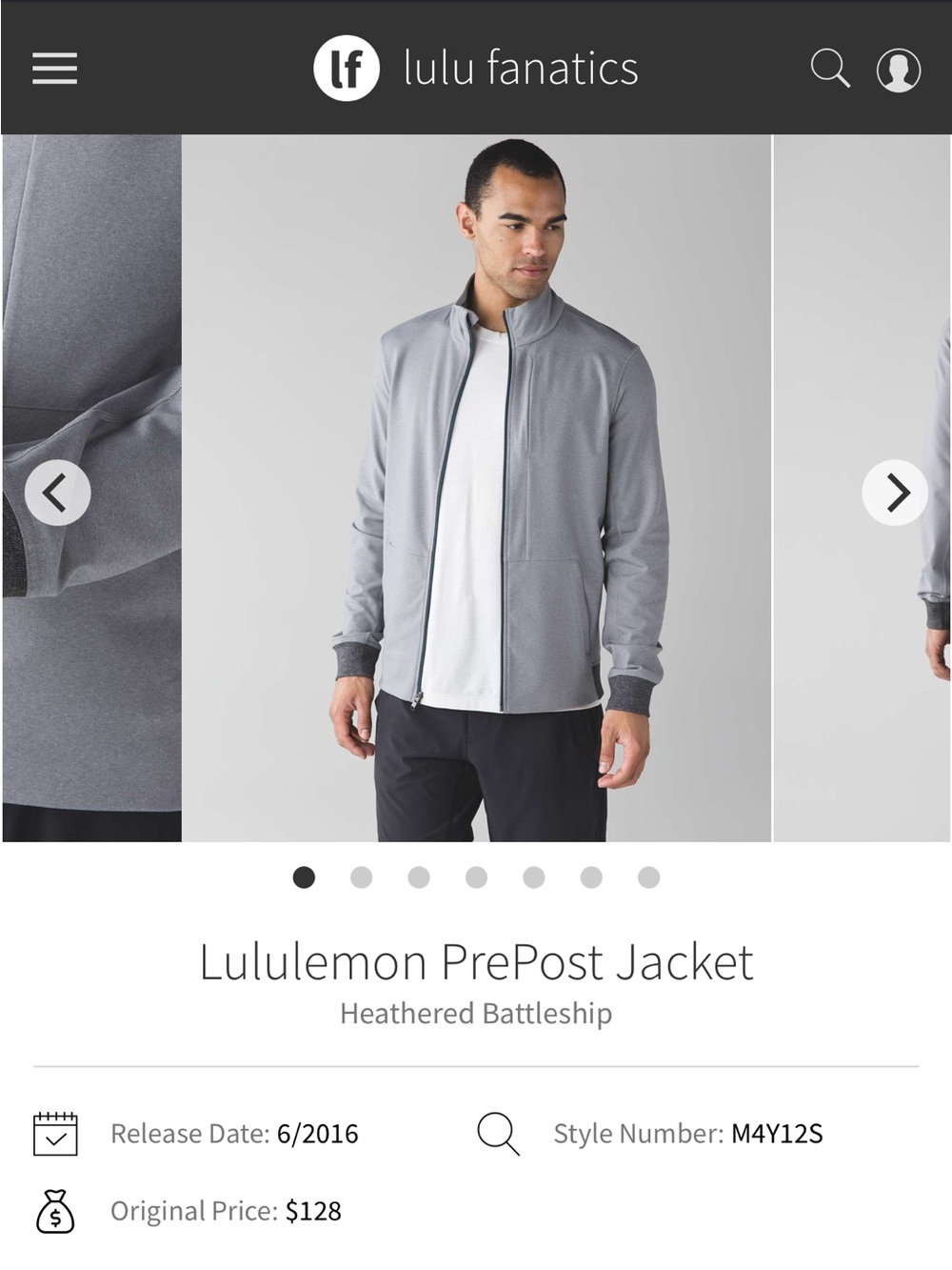 Lululemon Men’s Prepost Jacket